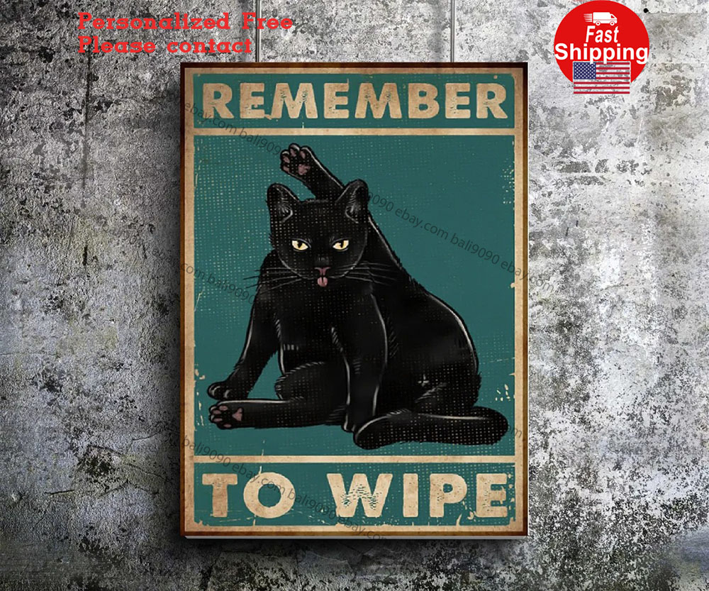Black Cat Poster, Love Cats Poster, Cat Poster, Cats Lover Poster, Cat Wall A…