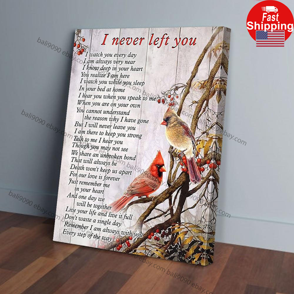 I Never Left You I Watch Everyday Cardinal Couple Matte Poster