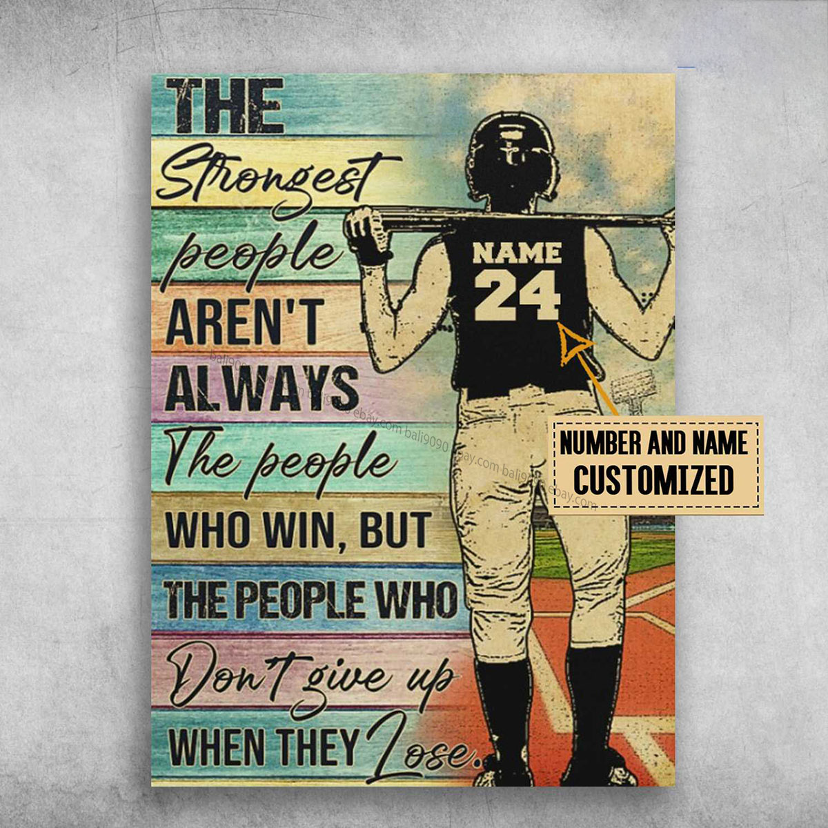 Baseball Lover, Baseball Player, The Strongest People Aren’t Always The Peopl…
