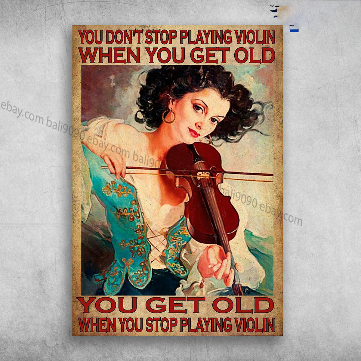 Beautiful Girl Playing Violin - You Don't Stop Playing When You Get Old ...
