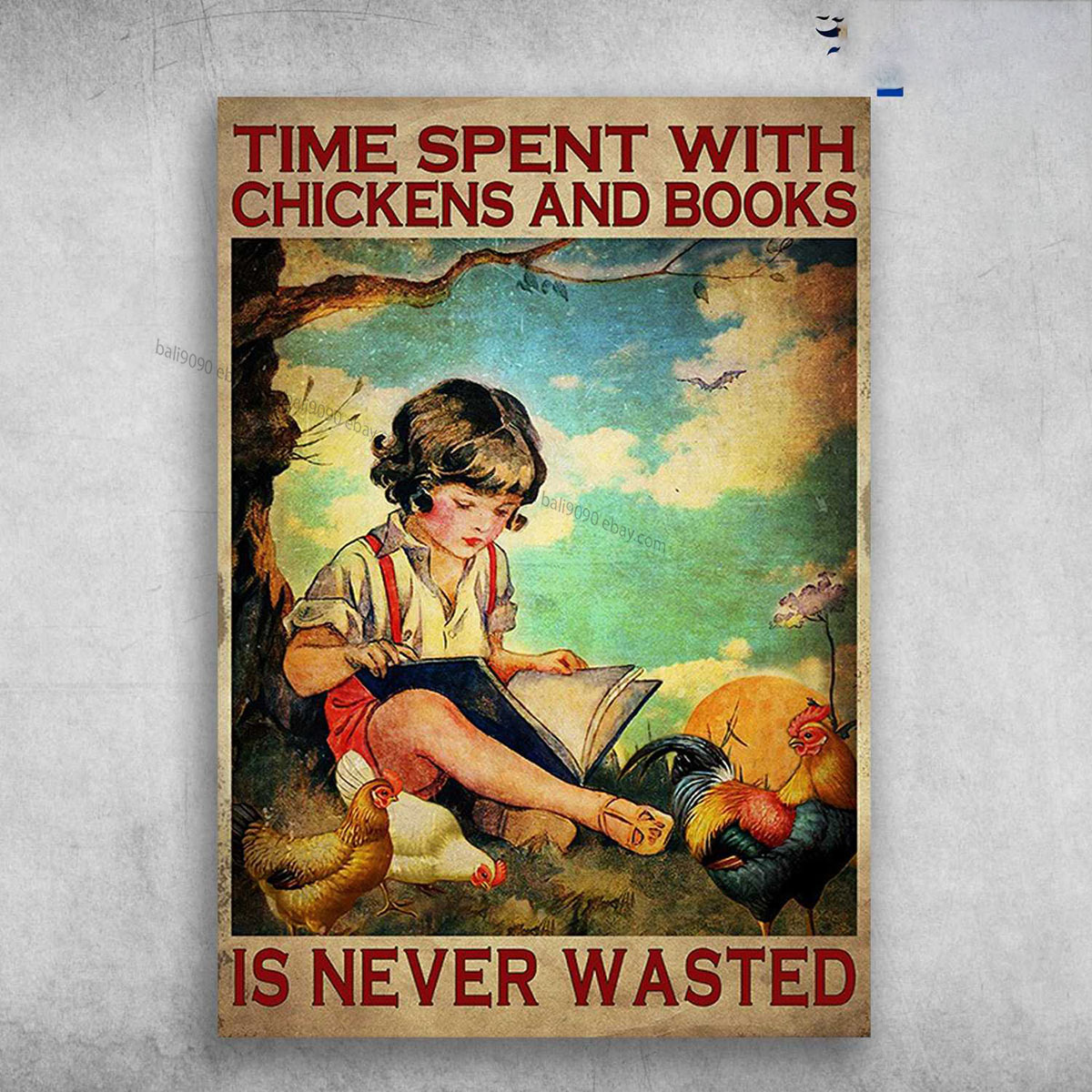 Books And Chickens – Time Spent With Chickens And Book, Is Never Wasted