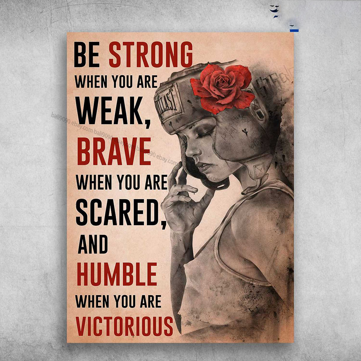 Boxing Lover, Boxing Girl – Be Strong When You Are Weak, Be Brave When You Ar…