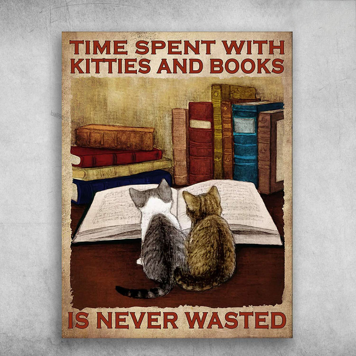 Cat Lover, Book Reading – Time Spent With, Kitties And Books, Is Never Wasted