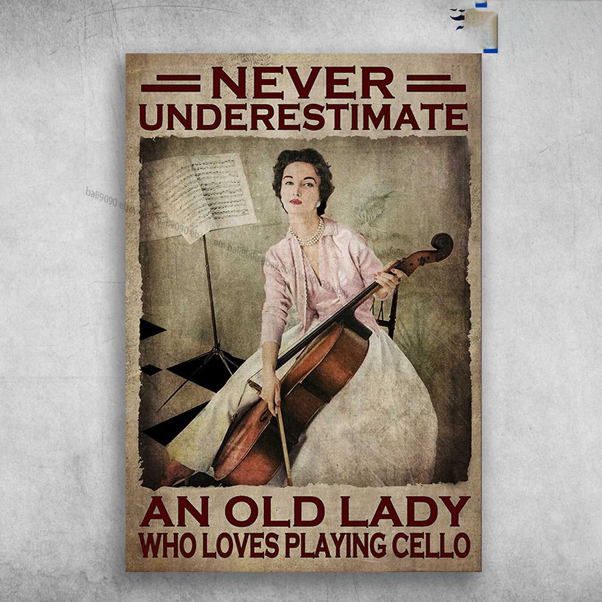 Cello Girl – Never Underestimate An Old Lady, Who Loves Playing Cello