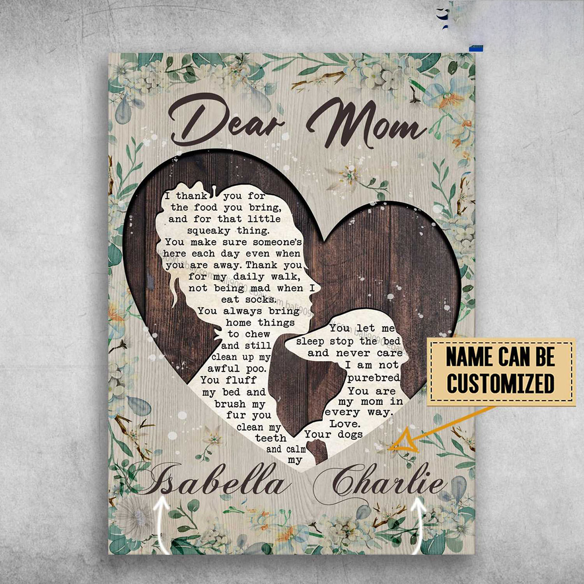 Dog Lover, Dachshund Dog, Dear Mom, I Thank You For The Food You Bring Custom…
