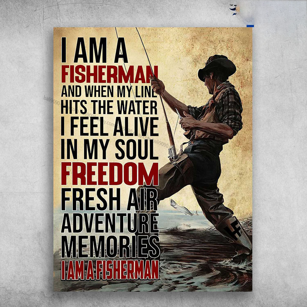 Fishing Old Man – I Am A Fisherman, And When My Line Hits The Water, I Feel A…