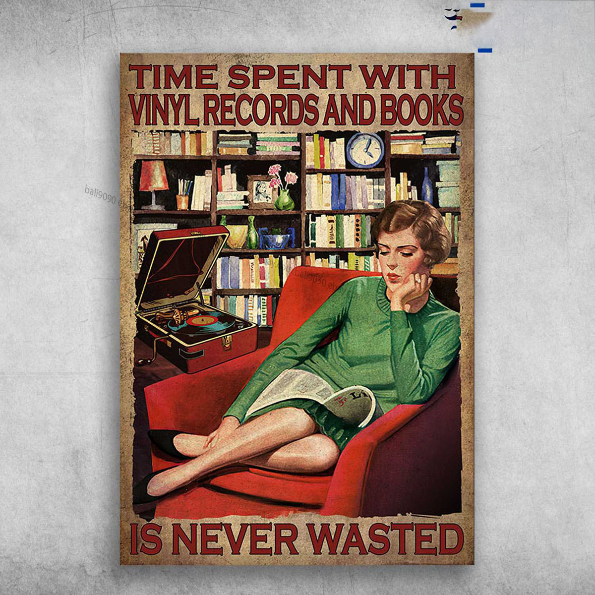 Girl Reads Book, Vinyl Book – Time Spent With, Vinyl Records And Books, Is Ne…