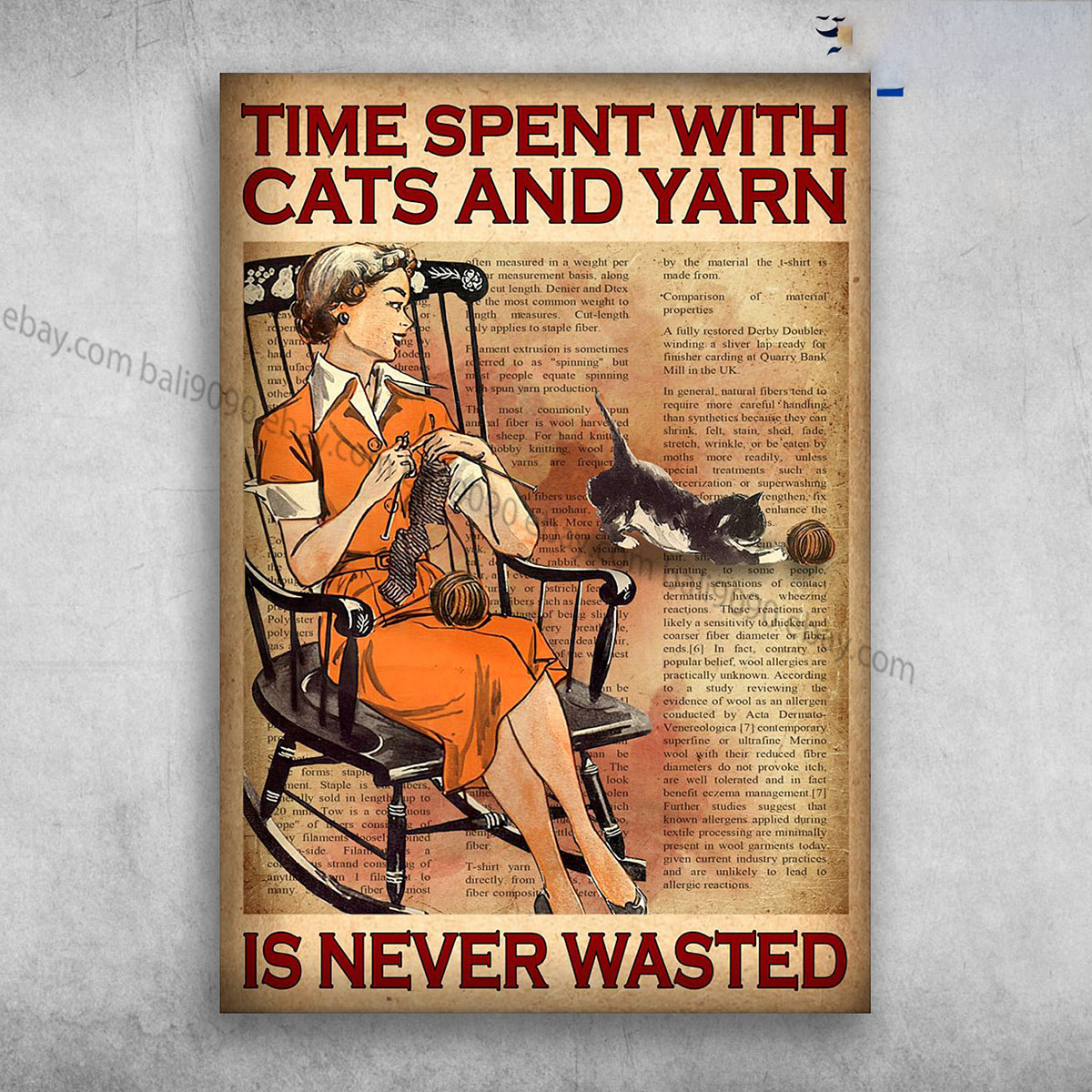 Knitting Yarn, Cat Yarn – Time Spent With Cats And Yarn, Is Never Wasted