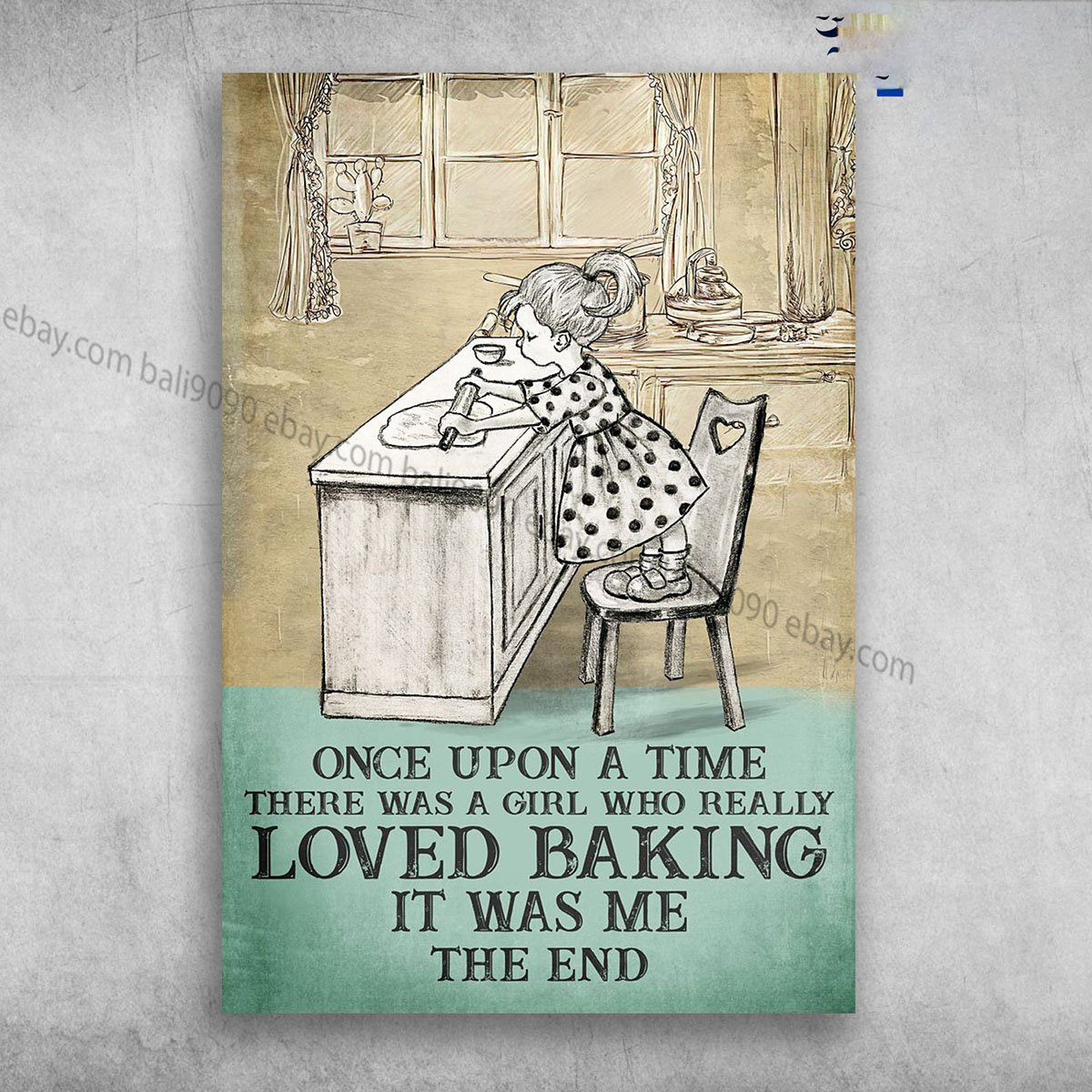 Little Girl Baking – Once Upon A Time, There Was A Girl, Who Really Loved Bak…
