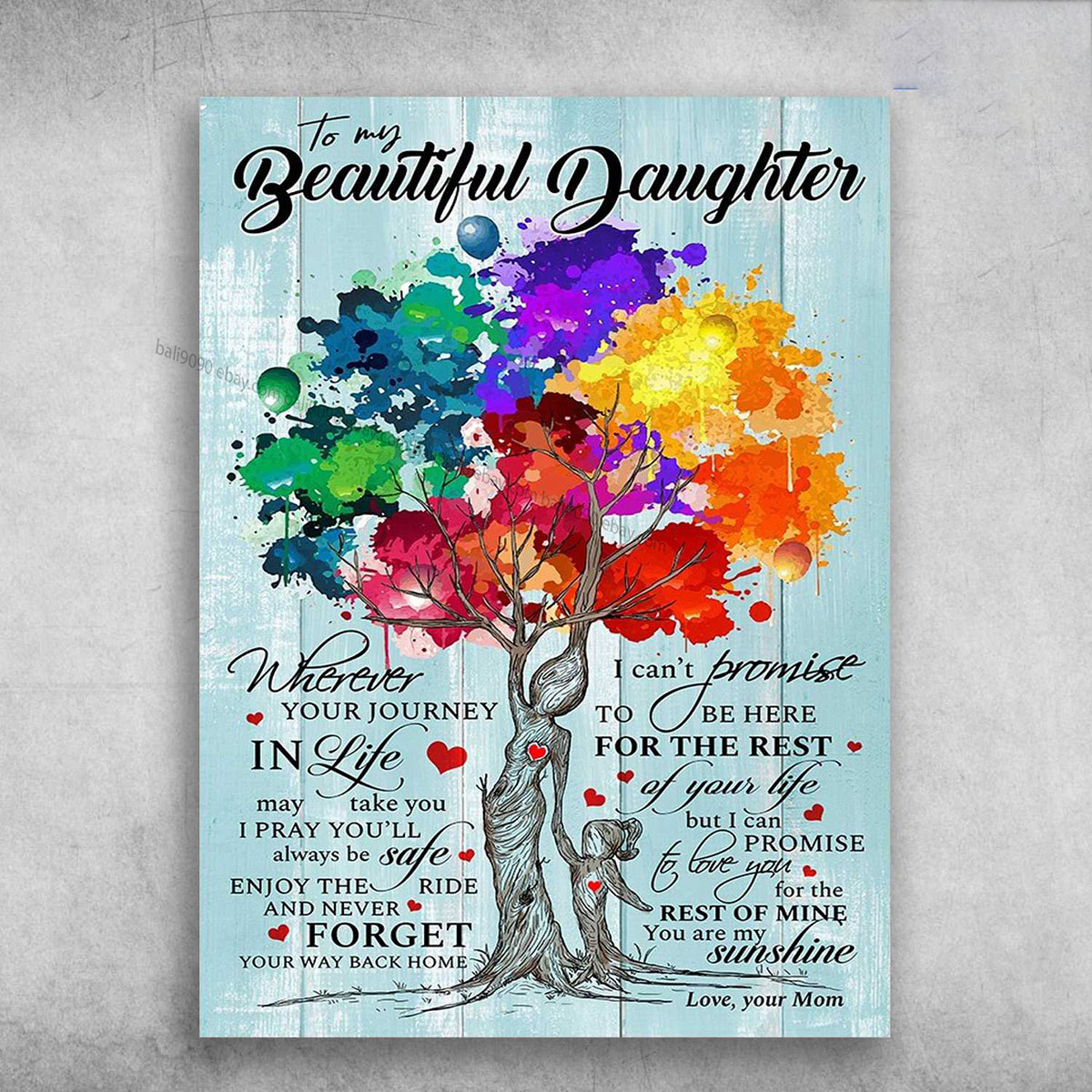 Mom And Daughter, To My Beautiful Daughter, Wherever Your Journey In Life, Ma…