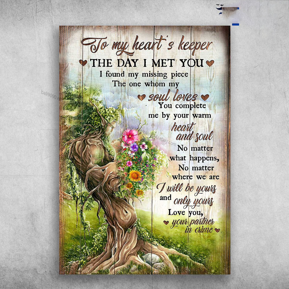 Tree Couple – To My Heart’s Keeper, The Day I Met You, I Found My Missing Piece
