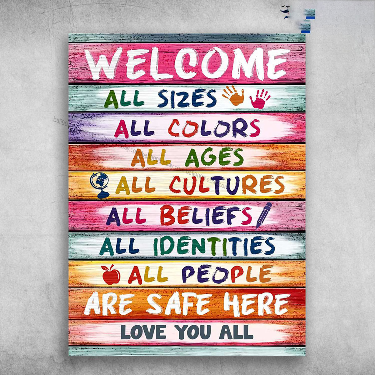 Welcome All Sizes, All Colors, All Ages, All Cultures, All Beliefs, All Ident…