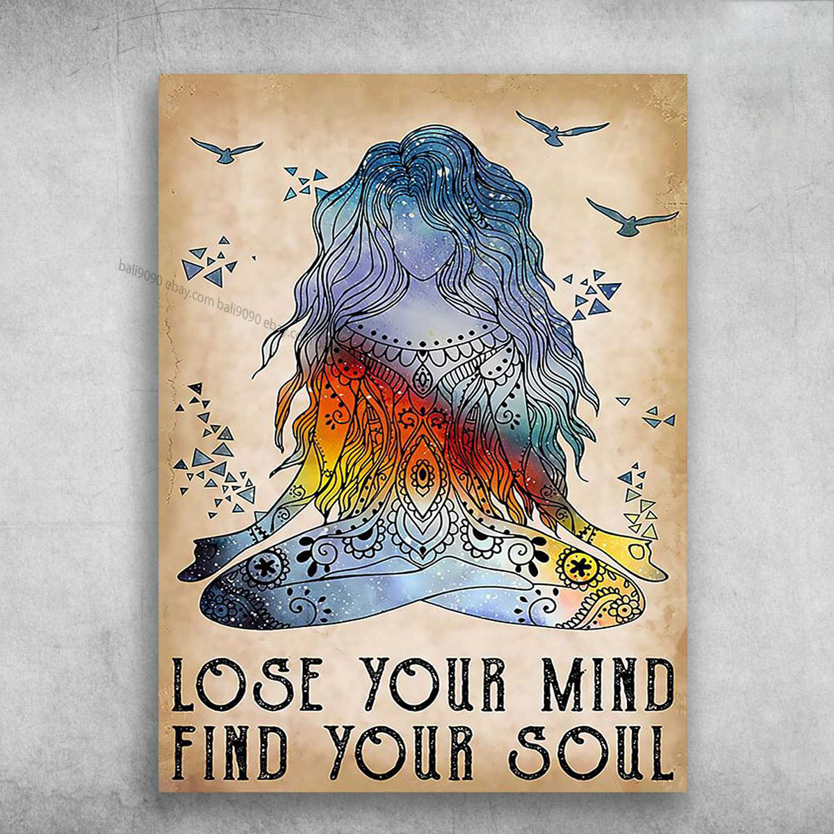 Yoga Girl, Yoga Lover – Lose My Mind, And Find My Soul, Yoga Poster