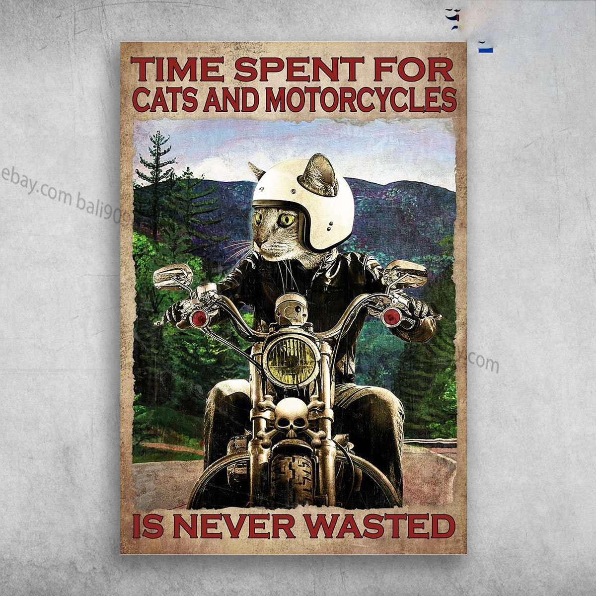 Cat Motorcycle – Time Spent For Cats And Motorcycles, Is Never Wasted
