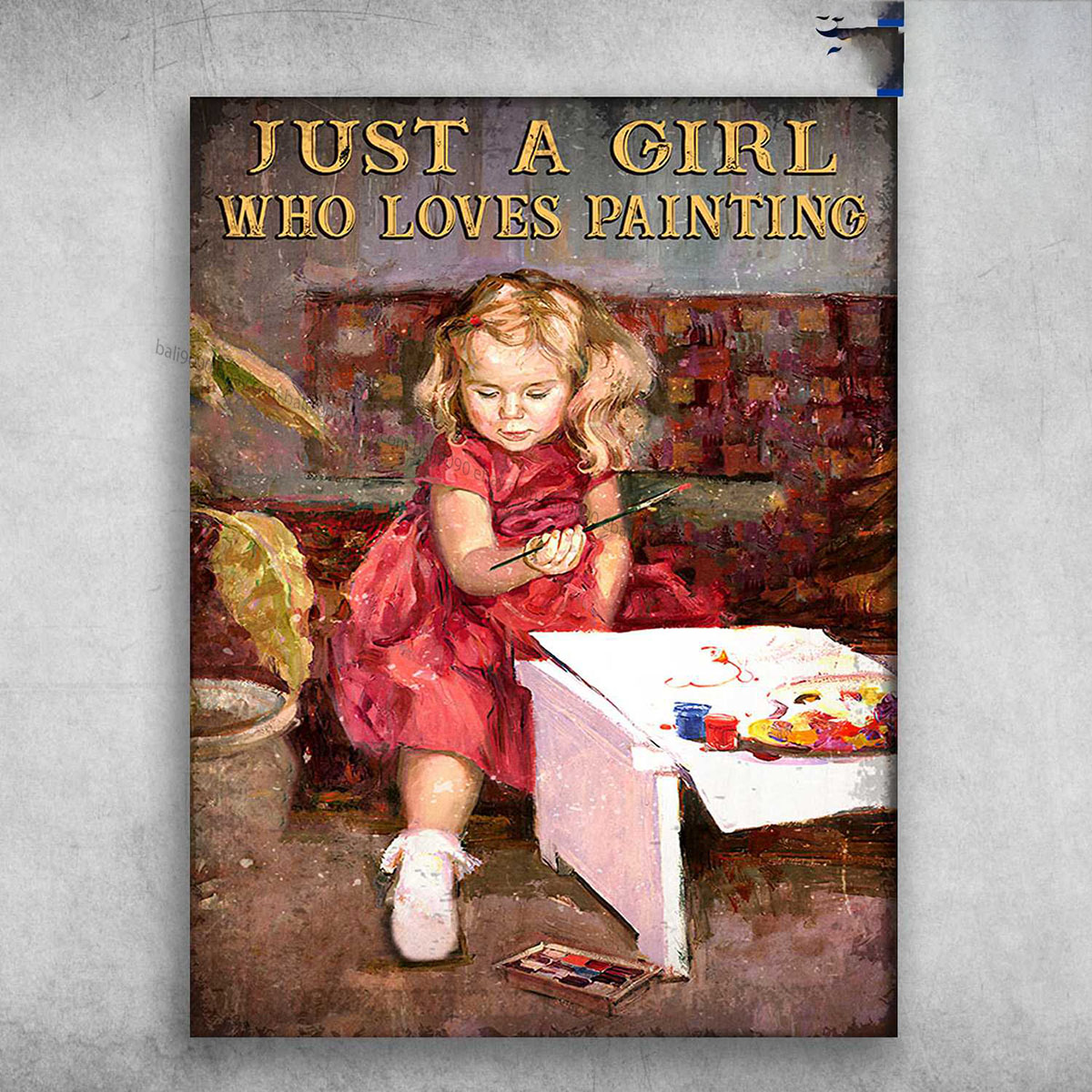 Drawing Girl, Painting Lover – Just A Girl, Who Loves Painting