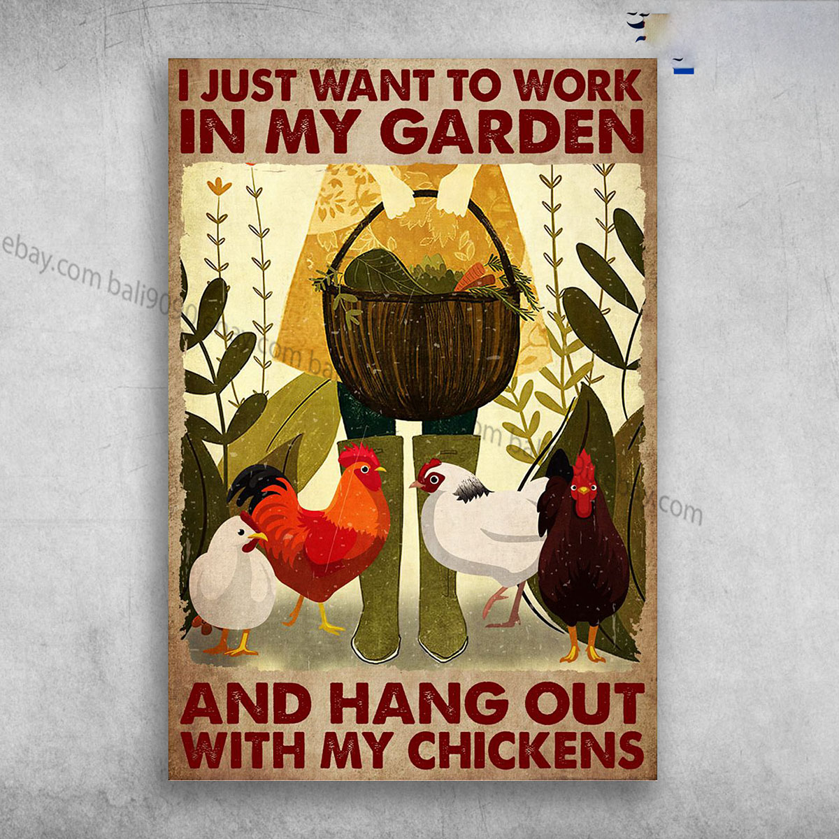 Girl And The Chickens – I Just Want To Work, In My Garden, And Hang Out With …