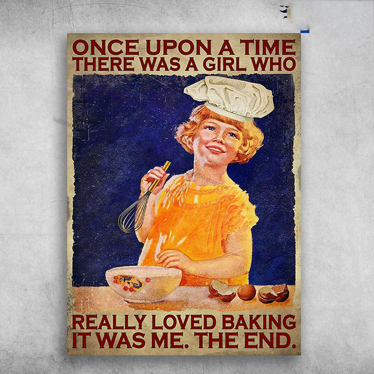 Girl Baking Cake – Once Upon A Time, There Was A Girl, Who Really Loved Bakin…