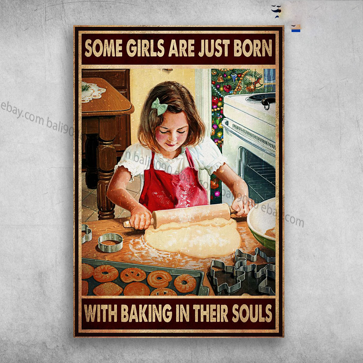 Little Girl Baking – Some Girl Are Just Born With Baking In Their Souls, Chri…
